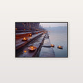 Varanasi Ganges Canvas Wall Art | India Sacred River Print, Spiritual Decor, Asian Landscape, Stretched Canvas — india-varanasi-ganges-canvas-print.jpg