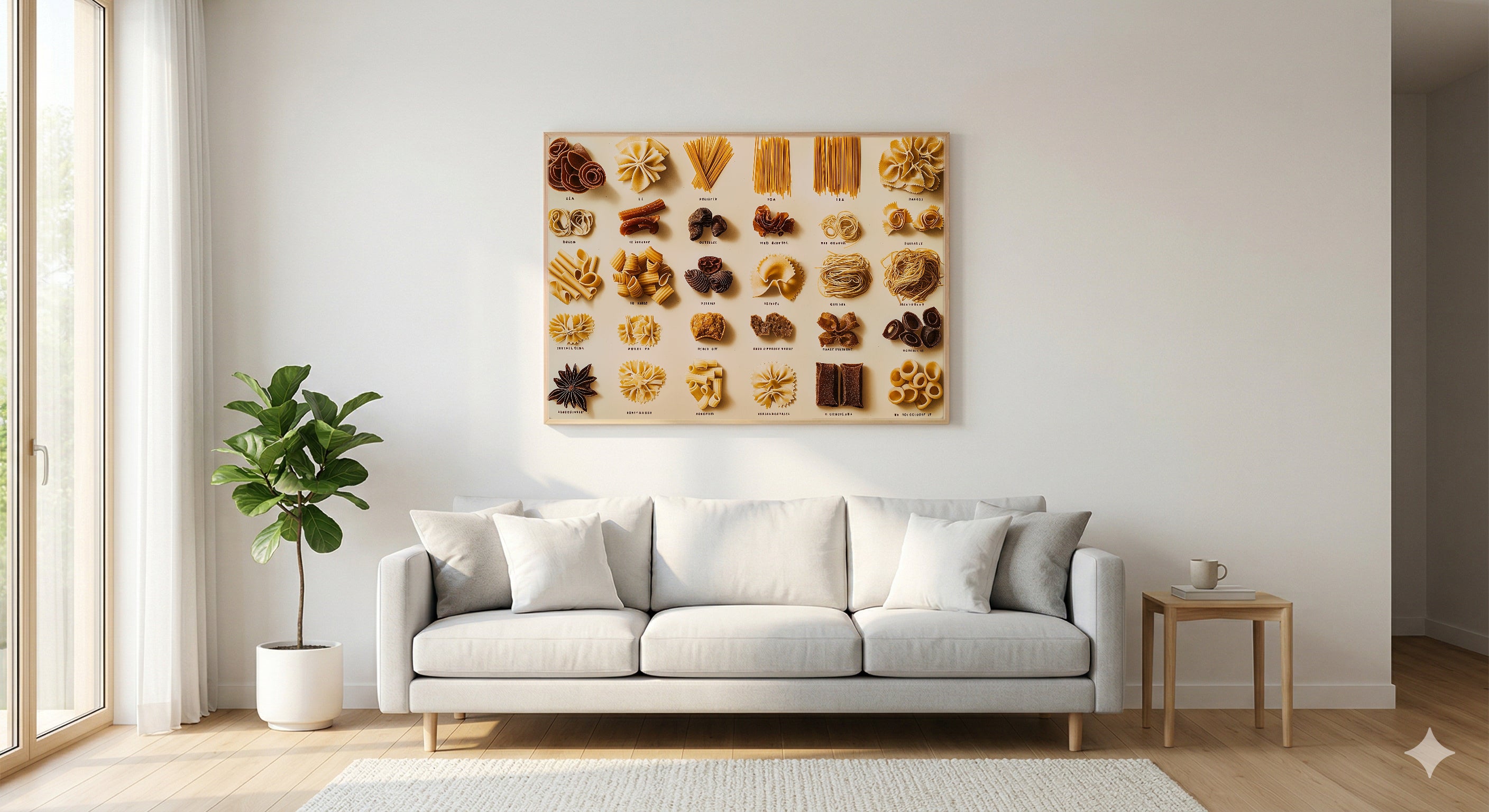 Italian Pasta Shapes Canvas Wall Art | Vintage Poster Print, Italian Kitchen Decor, Stretched Canvas — italian-pasta-shapes-poster-living-room-wall-art.jpg