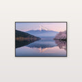 Mount Fuji Canvas Wall Art | Japan Reflection Print, Sacred Mountain Decor, Asian Landscape, Stretched Canvas — japan-fuji-reflection-canvas-print.jpg