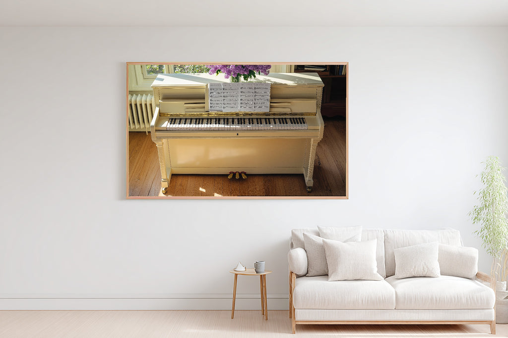 Light Academia Cream Piano Lilacs Museum-Quality Canvas, Soft Painterly Print Wall Art, Bedroom Gallery Wall, Gift Under 100 — light-academia-cream-piano-lilacs-bedroom-wall-art.jpg