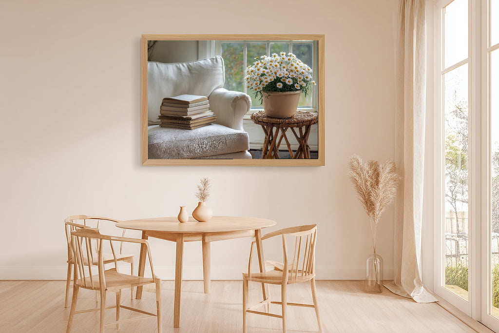 Light Academia Cream Reading Room Canvas Wall Art, Soft Dreamy Glow, Home Office Focal Point, Premium Canvas, Ready to Hang — light-academia-cream-reading-room-dining-room-wall-art.jpg