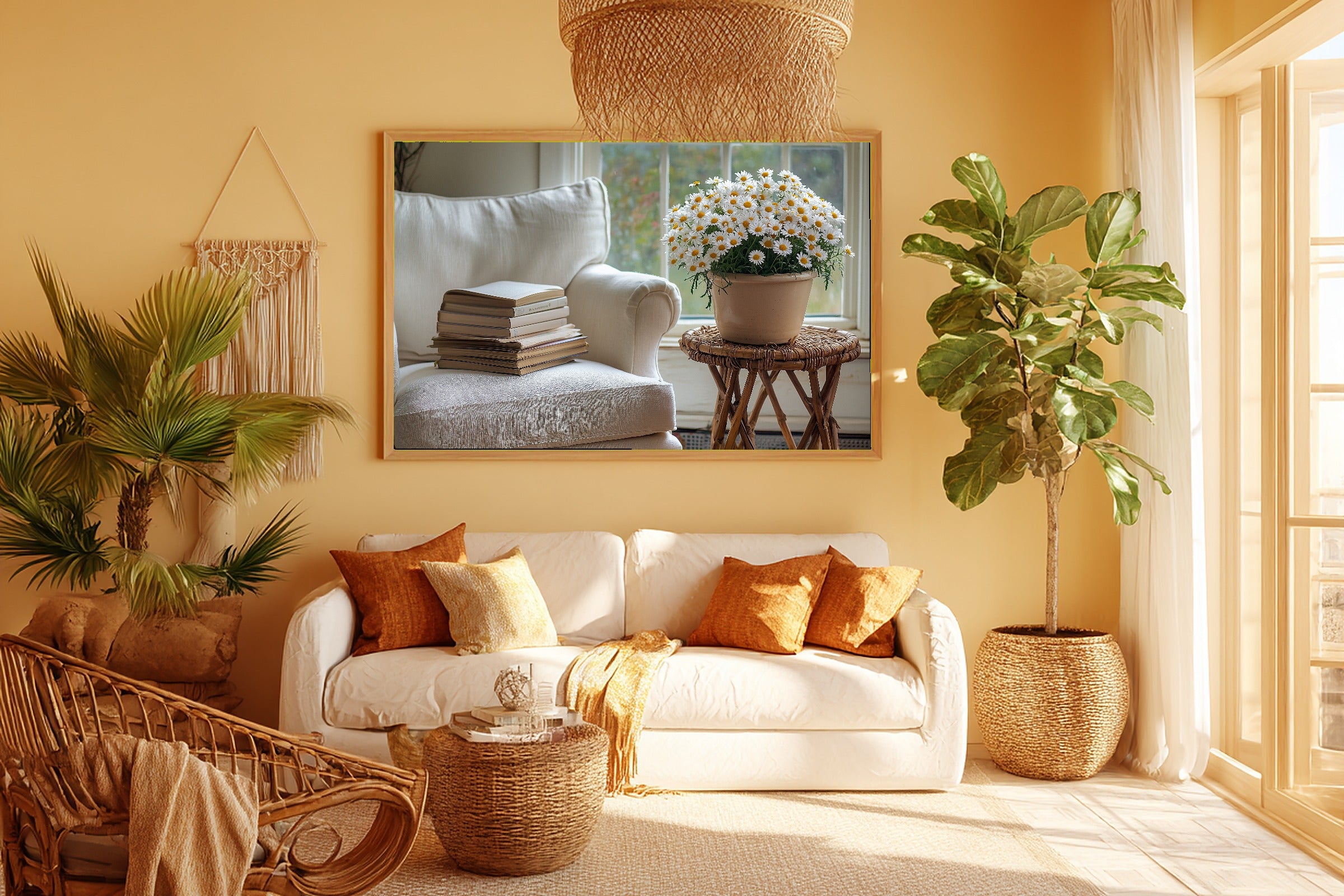 Light Academia Cream Reading Room Canvas Wall Art, Soft Dreamy Glow, Home Office Focal Point, Premium Canvas, Ready to Hang — light-academia-cream-reading-room-room-5-wall-art.jpg