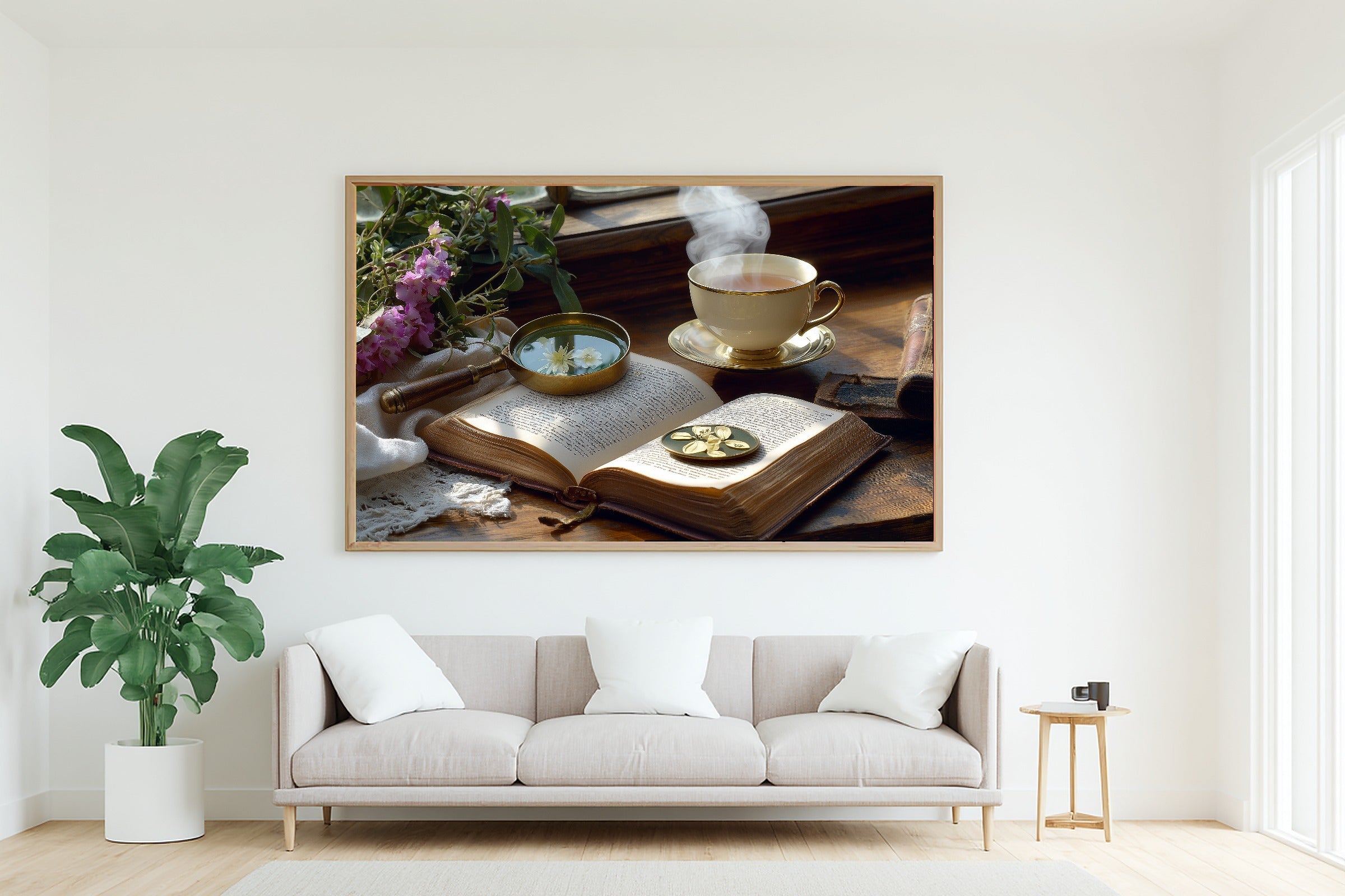 Light Academia Scholars Desk Teacup Canvas Wall Art | Warm Gallery Wall Art | Living Room Decor | Mother's Day Gift Idea — light-academia-scholars-desk-teacup-living-room-wall-art.jpg