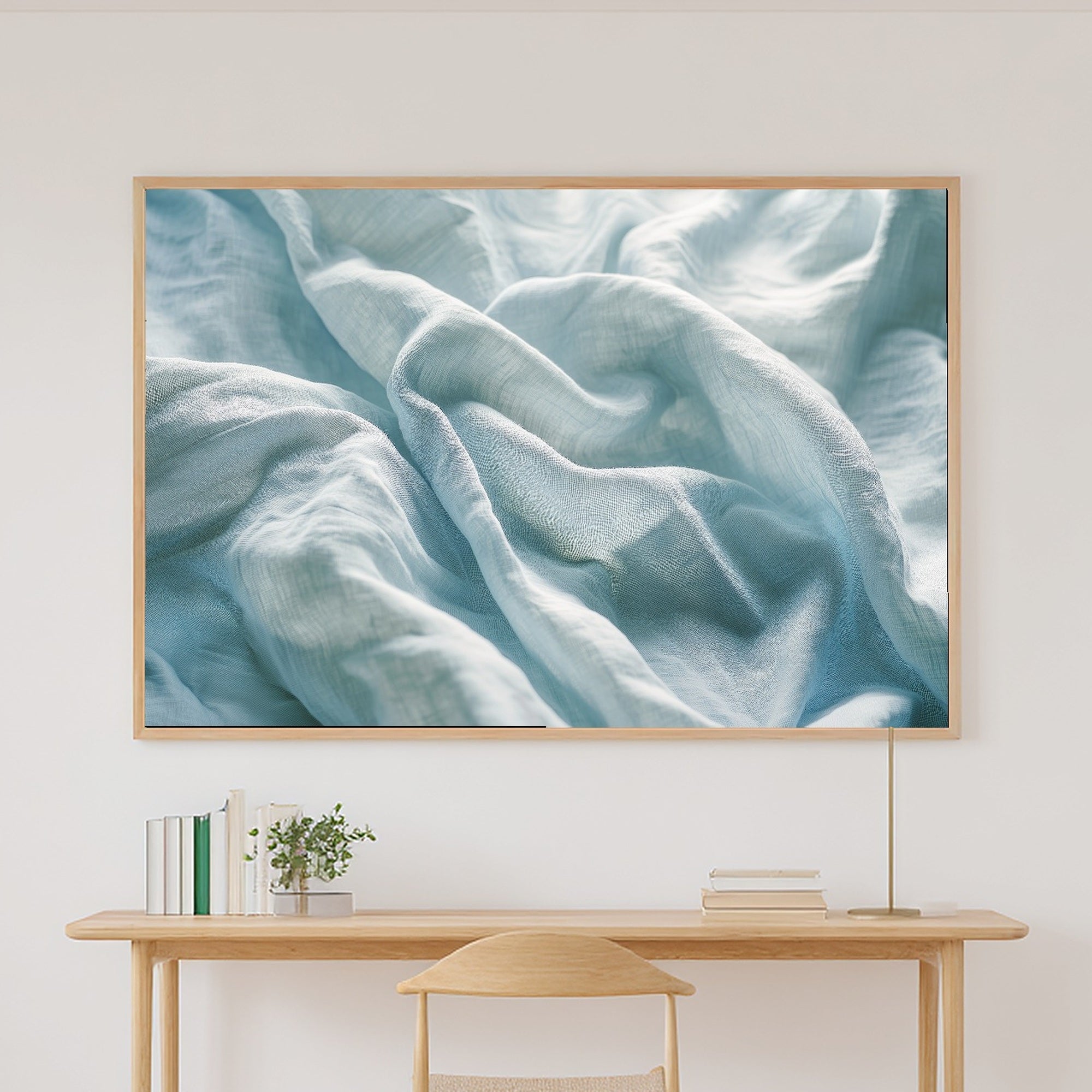 Hand-picked Linen Sheets Bedroom Ethereal Giclée Print — Stunning Dreamy Timeless for the Living Room — linen-sheets-bedroom-ethereal-canvas-print.jpg