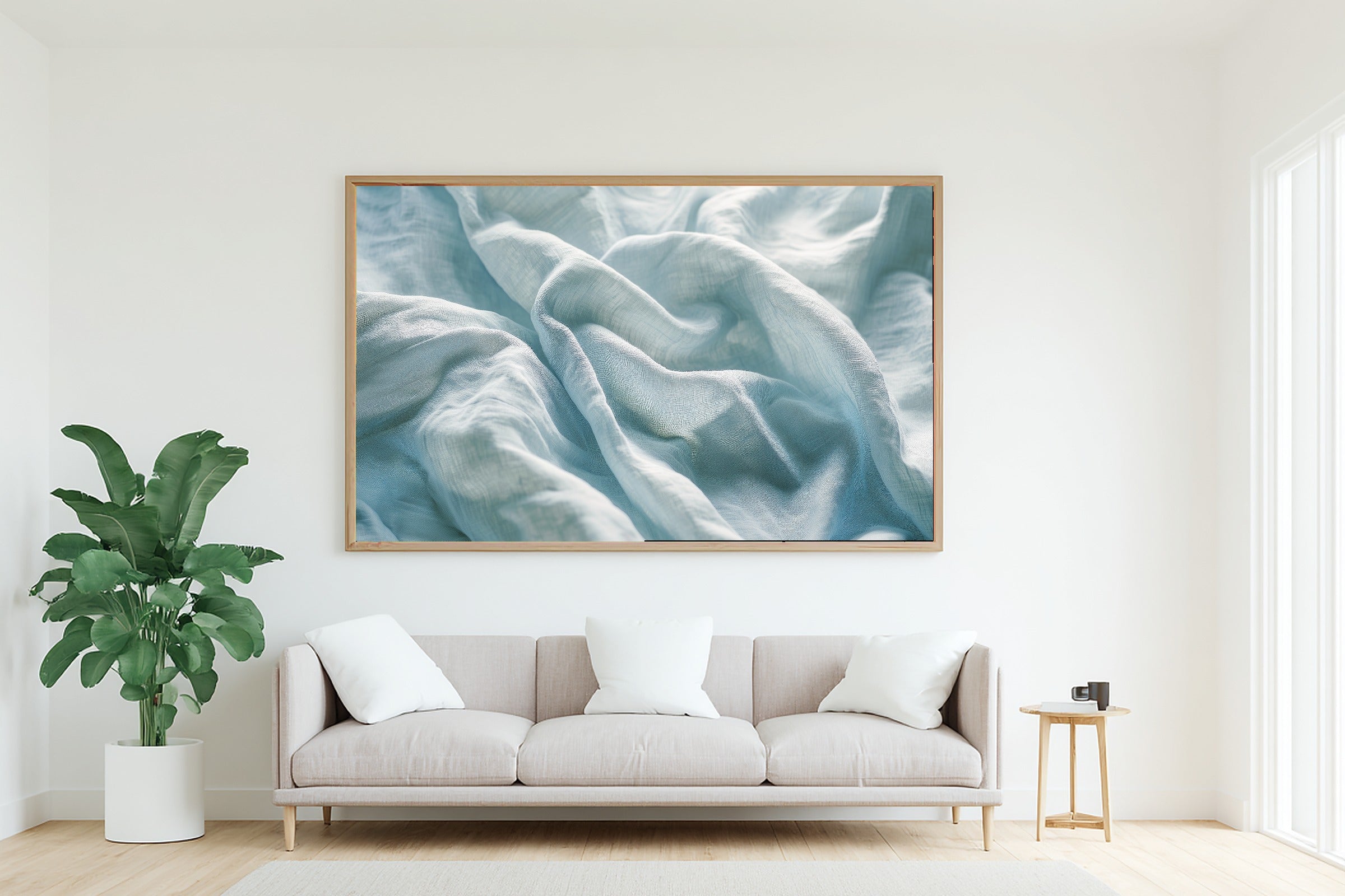 Hand-picked Linen Sheets Bedroom Ethereal Giclée Print — Stunning Dreamy Timeless for the Living Room — linen-sheets-bedroom-ethereal-living-room-wall-art.jpg