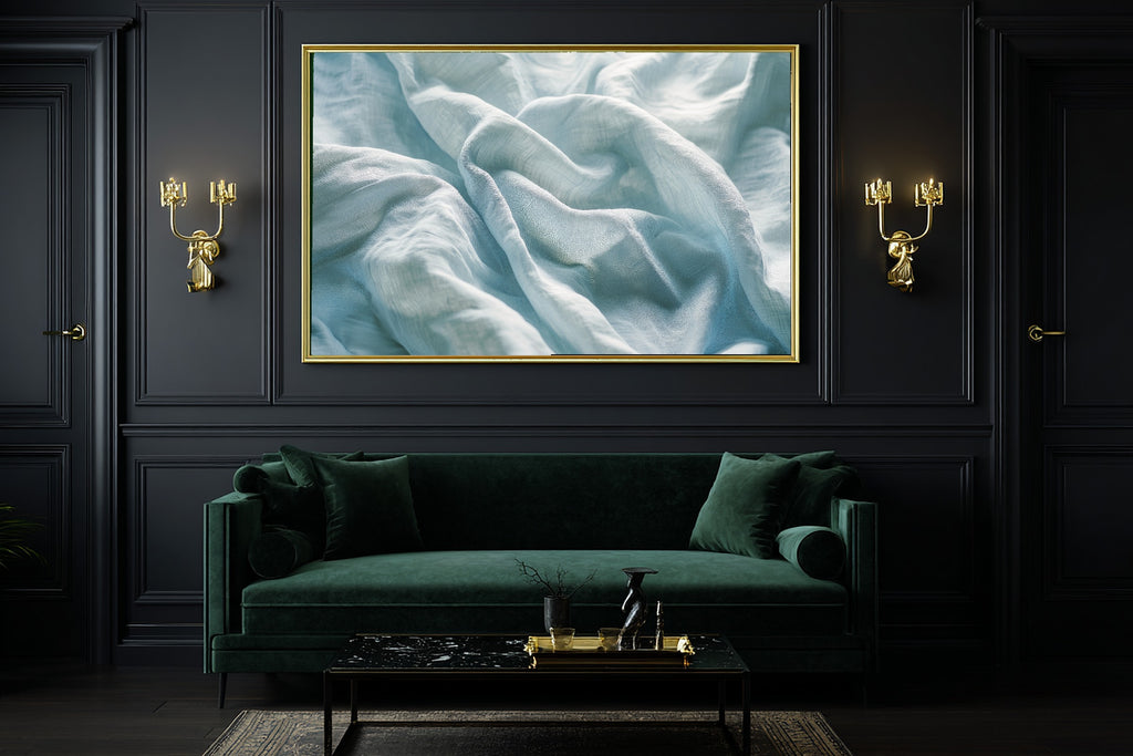 Hand-picked Linen Sheets Bedroom Ethereal Giclée Print — Stunning Dreamy Timeless for the Living Room — linen-sheets-bedroom-ethereal-office-wall-art.jpg