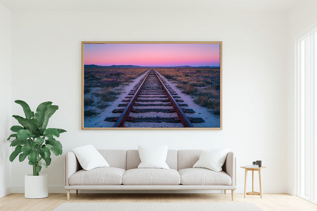 Hand-picked Marfa Tx Painterly Desert Giclée Print — Soulful Dreamy Timeless for the Living Room, Ready-to-Hang Art Lover in Your Life Gift — marfa-tx-painterly-desert-living-room-wall-art.jpg