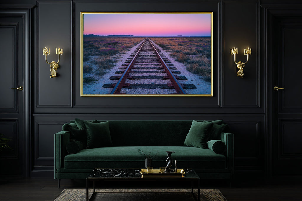 Hand-picked Marfa Tx Painterly Desert Giclée Print — Soulful Dreamy Timeless for the Living Room, Ready-to-Hang Art Lover in Your Life Gift — marfa-tx-painterly-desert-office-wall-art.jpg