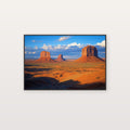 Monument Valley Canvas Wall Art | Arizona Utah Print, Red Buttes, Native American Decor, Stretched Canvas — monument-valley-buttes-canvas-print.jpg