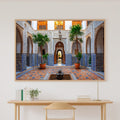 A Dreamy Moroccan Arches Marrakech Soft Painterly Print — Heartfelt Wall Art for the Living Room, Giclée on Canvas — moroccan-arches-marrakech-canvas-print.jpg