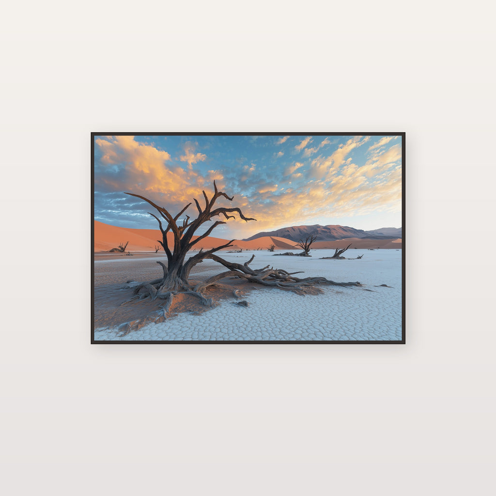 Sossusvlei Canvas Wall Art | Namibia Red Dunes Print, African Desert, Landscape Decor, Stretched Canvas — namibia-sossusvlei-canvas-print.jpg