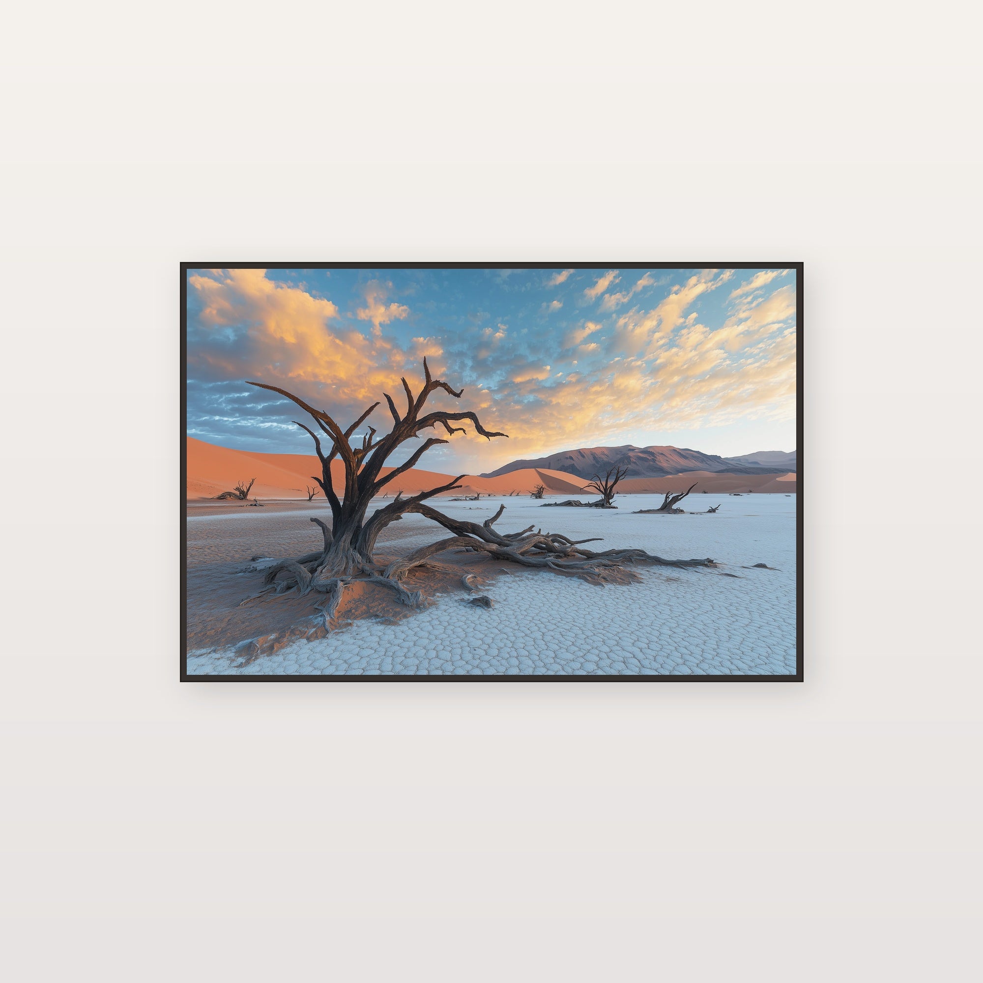 Sossusvlei Canvas Wall Art | Namibia Red Dunes Print, African Desert, Landscape Decor, Stretched Canvas — namibia-sossusvlei-canvas-print.jpg