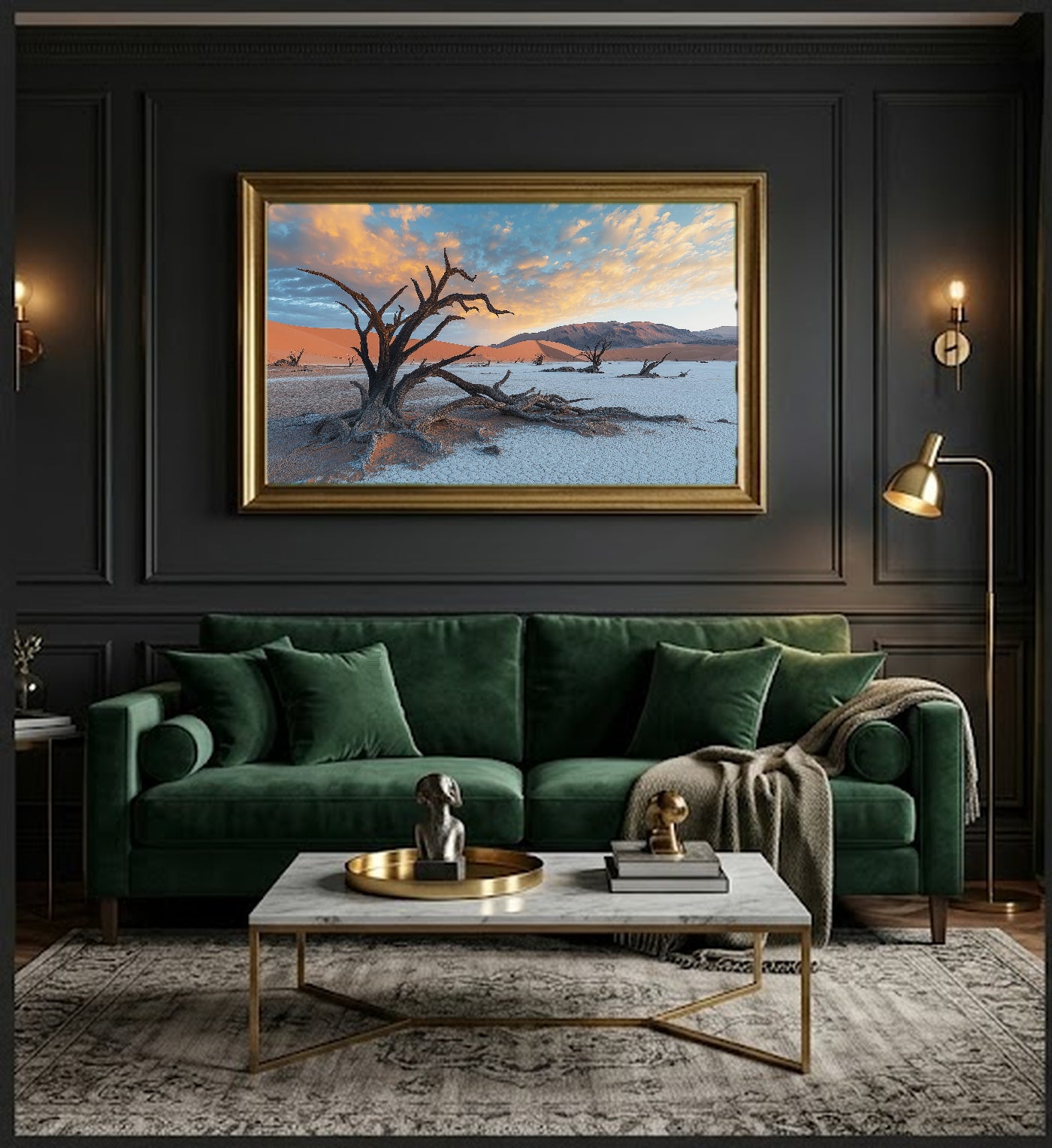 Sossusvlei Canvas Wall Art | Namibia Red Dunes Print, African Desert, Landscape Decor, Stretched Canvas — namibia-sossusvlei-office-wall-art.jpg