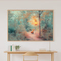Nursery Fox Storybook Lantern Wall Art Canvas, Quiet Morning Light, Perfect for the Reading Nook, Gift for Home Owners — nursery-fox-storybook-lantern-canvas-print.jpg