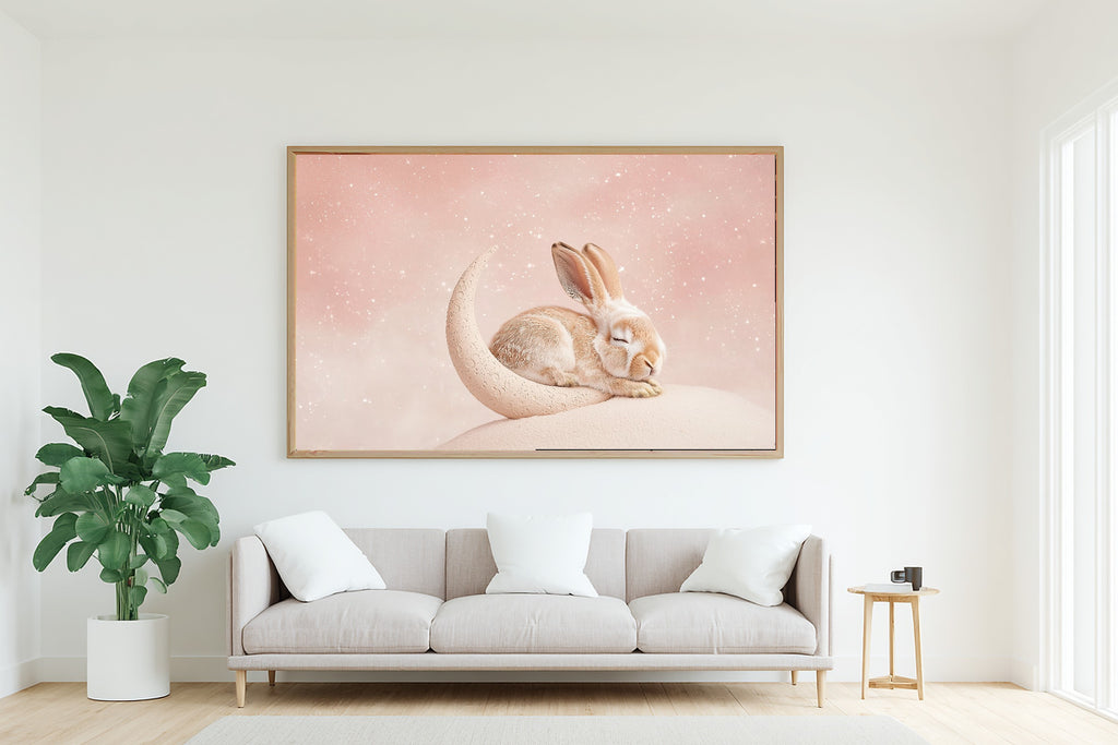 Nursery Moon Hare Dreams Museum-Quality Canvas, Soft Dreamy Glow, Perfect for the Home Office, Ready to Hang — nursery-moon-hare-dreams-living-room-wall-art.jpg