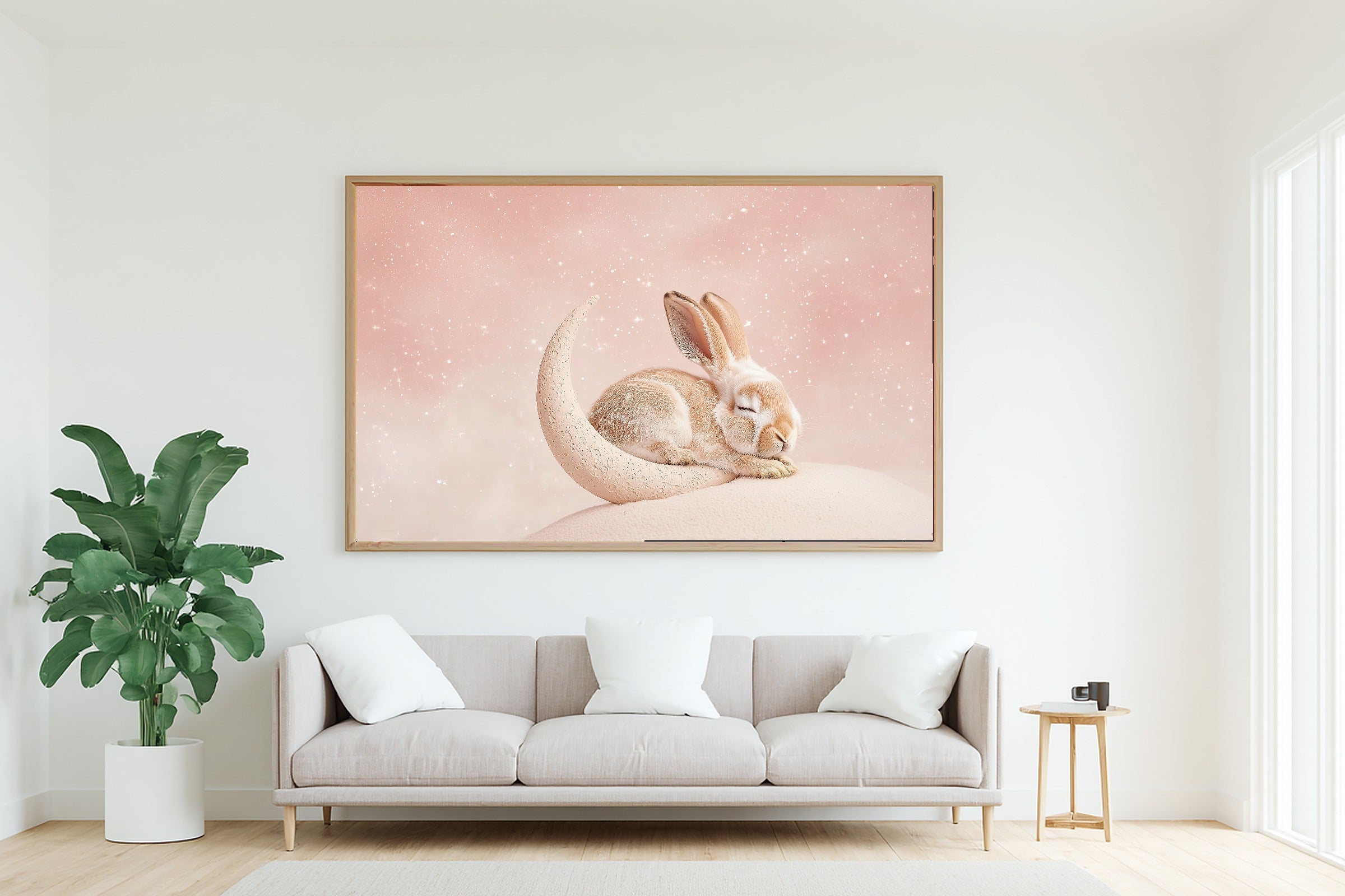 Nursery Moon Hare Dreams Museum-Quality Canvas, Soft Dreamy Glow, Perfect for the Home Office, Ready to Hang — nursery-moon-hare-dreams-living-room-wall-art.jpg