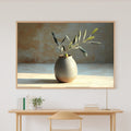 Olive Branch Stoneware Stretched Canvas Print, Warm Gallery Wall Art Canvas Art, Modern Home Office Art, Mother's Day Gift Idea — olive-branch-stoneware-canvas-print.jpg