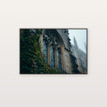 Oxford College Canvas Wall Art | Foggy Stone Window Print, Dark Academia Architecture Decor, Stretched Canvas — oxford-college-window-fog-canvas-print.jpg