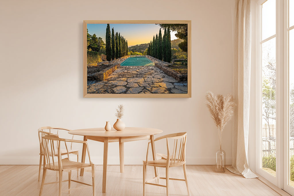 Paddle Tennis Club Mediterranean Warm Gallery Wall Art — Dreamy Print for the Living Room — paddle-tennis-club-mediterranean-dining-room-wall-art.jpg