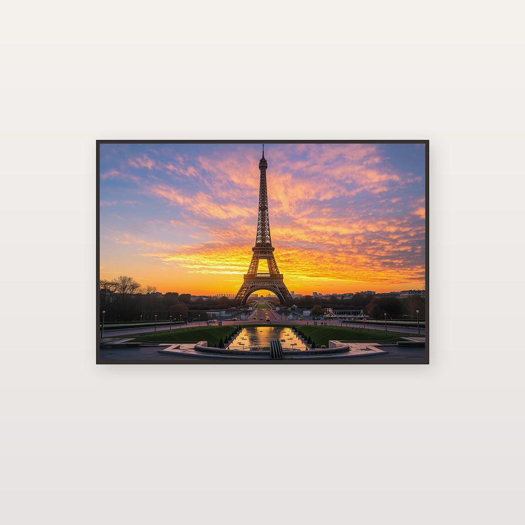 Paris Eiffel Tower Canvas Wall Art | France Cityscape Print, Romantic Decor, European Art, Stretched Canvas — paris-eiffel-tower-canvas-print.jpg