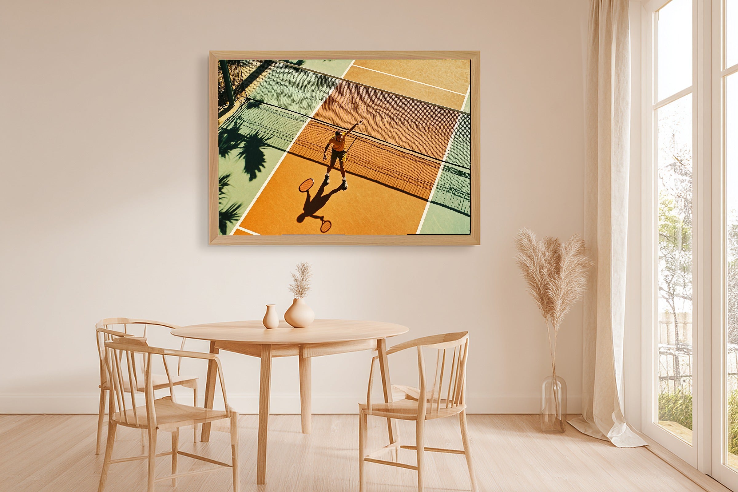 Cozy Studio Pickleball Retro Travel Poster Canvas Wall Art — Soulful Print for the Living Room, A Gift the Art Lover in Your Life Will Adore — pickleball-retro-travel-poster-dining-room-wall-art.jpg