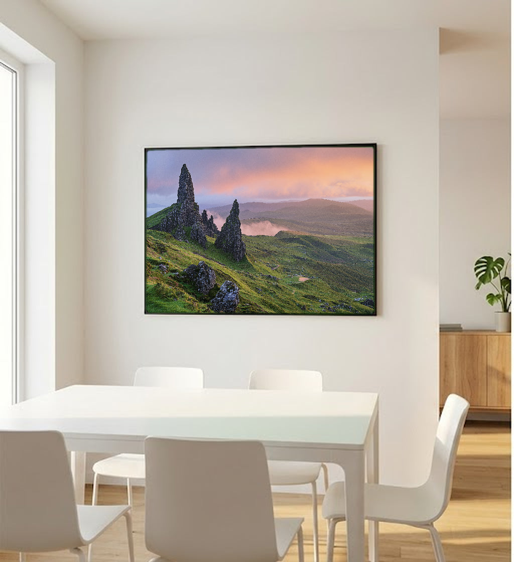 Isle of Skye Canvas Wall Art | Old Man of Storr Print, Scottish Highlands, Celtic Decor, Stretched Canvas — scotland-isle-of-skye-bedroom-wall-art.jpg