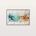 Sea Glass Canvas Wall Art | Color Spectrum Specimen Print, Coastal Grandma Beachcomber Decor, Stretched Canvas — sea-glass-color-spectrum-canvas-print.jpg
