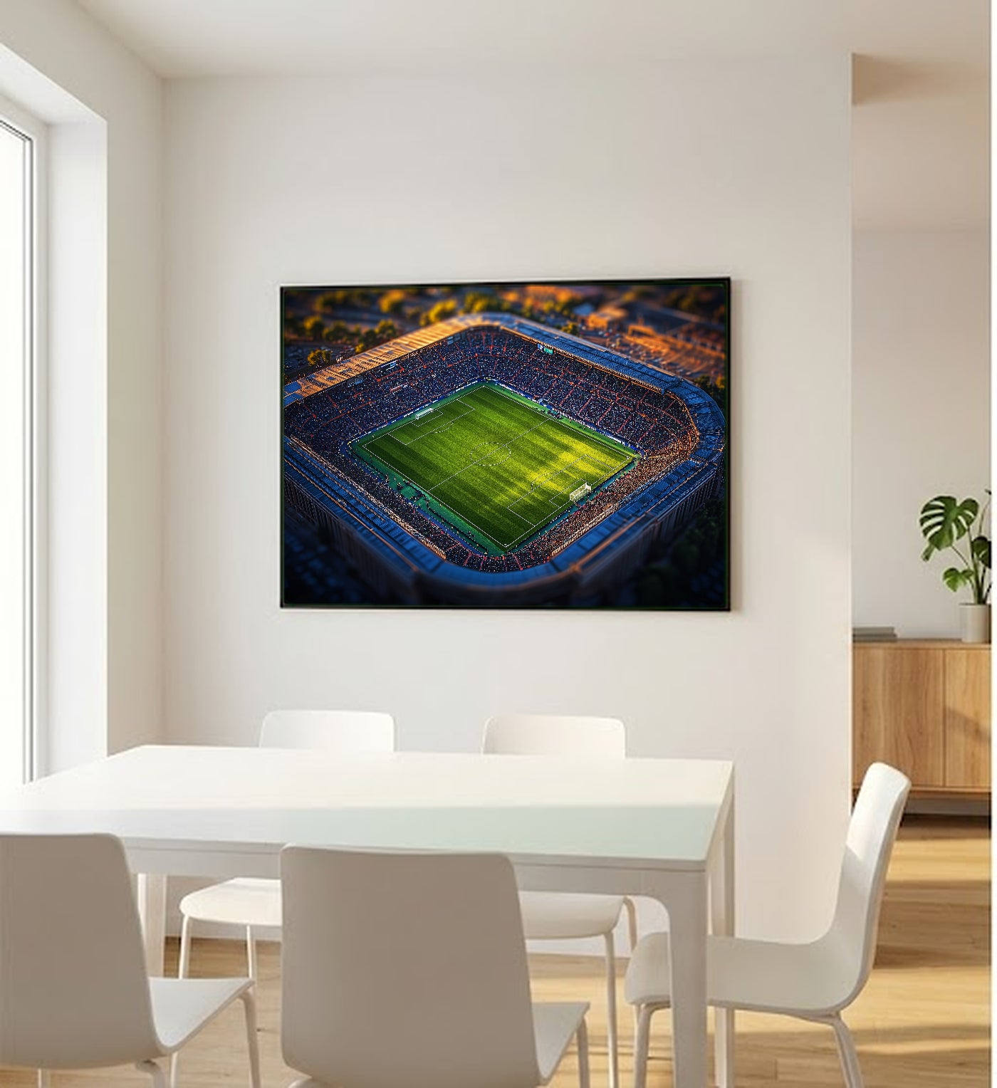 Soccer Pitch Canvas Wall Art | Golden Hour Painterly Print, Football Decor, Stretched Canvas — soccer-pitch-golden-hour-bedroom-wall-art.jpg