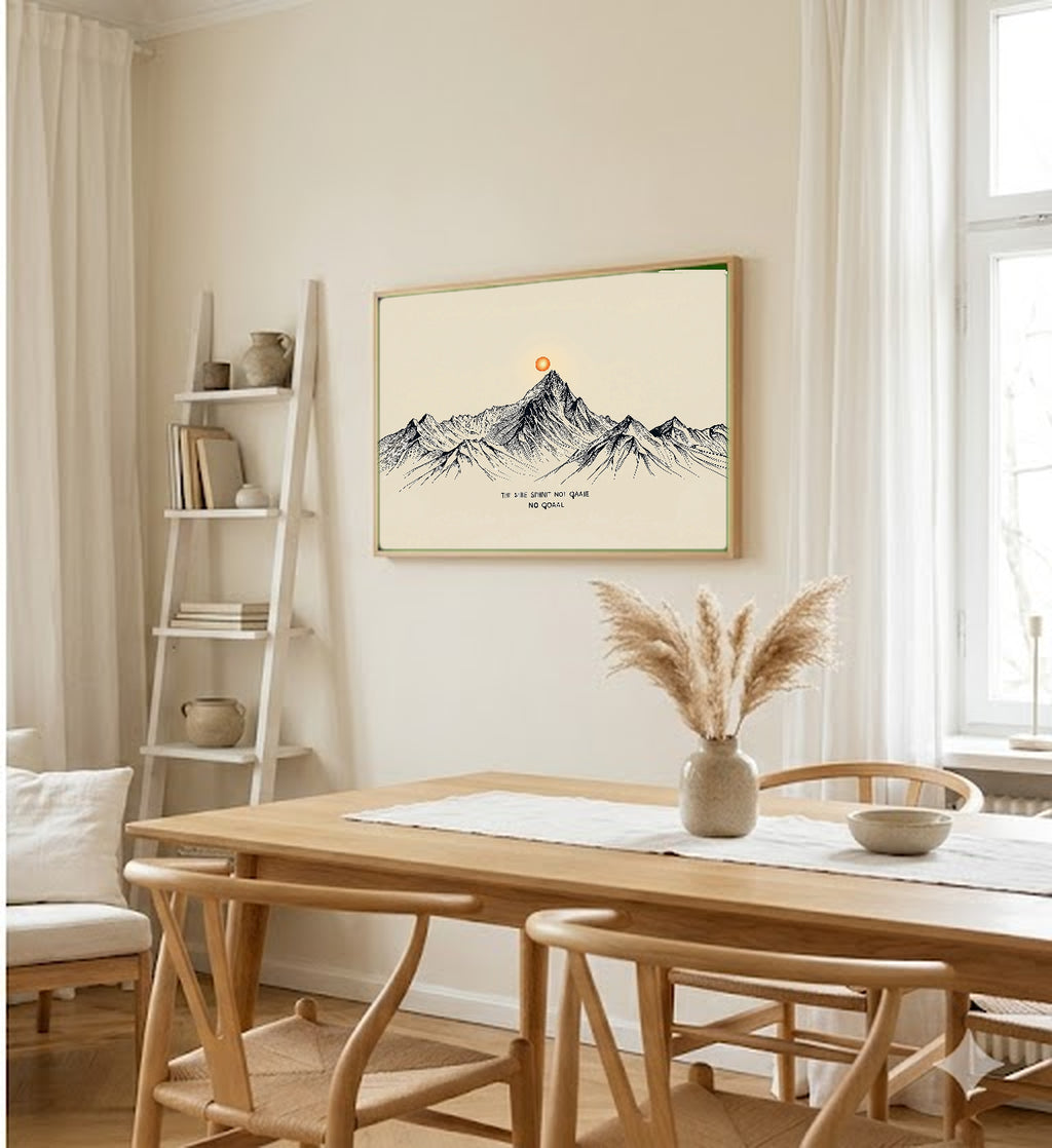 Mountain Summit Canvas Wall Art | Line Art Quote Print, Home Gym Stoic Decor, Stretched Canvas — summit-line-art-quote-dining-room-wall-art.jpg