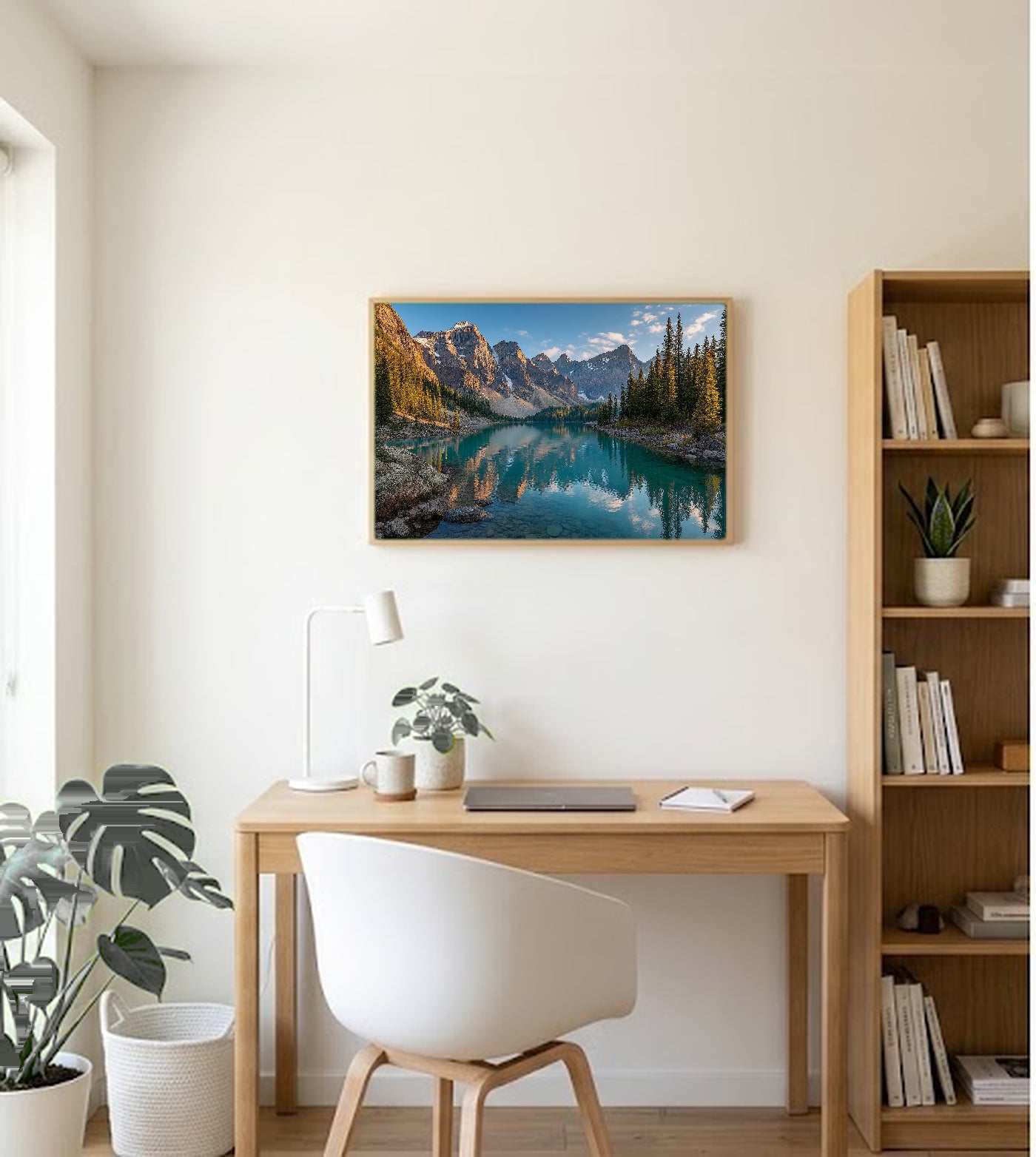 Tuscan Countryside Canvas Wall Art - Italy Villa Print, Cypress Trees, Vineyard Landscape, Stretched Canvas — tuscan countryside villa dining room wall art