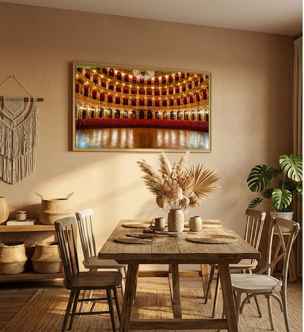 Venetian Opera Canvas Wall Art | Painterly Theater Interior Print, Opera Core Decor, Stretched Canvas — venetian-opera-house-hallway-wall-art.jpg