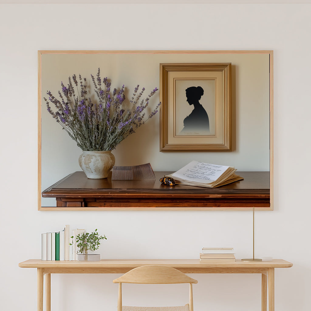 Victorian Silhouette Romantic Study Museum-Quality Canvas, Warm Gallery Wall Art, Soft Dreamy Glow Artwork, Gift Under 100 — victorian-silhouette-romantic-study-canvas-print.jpg