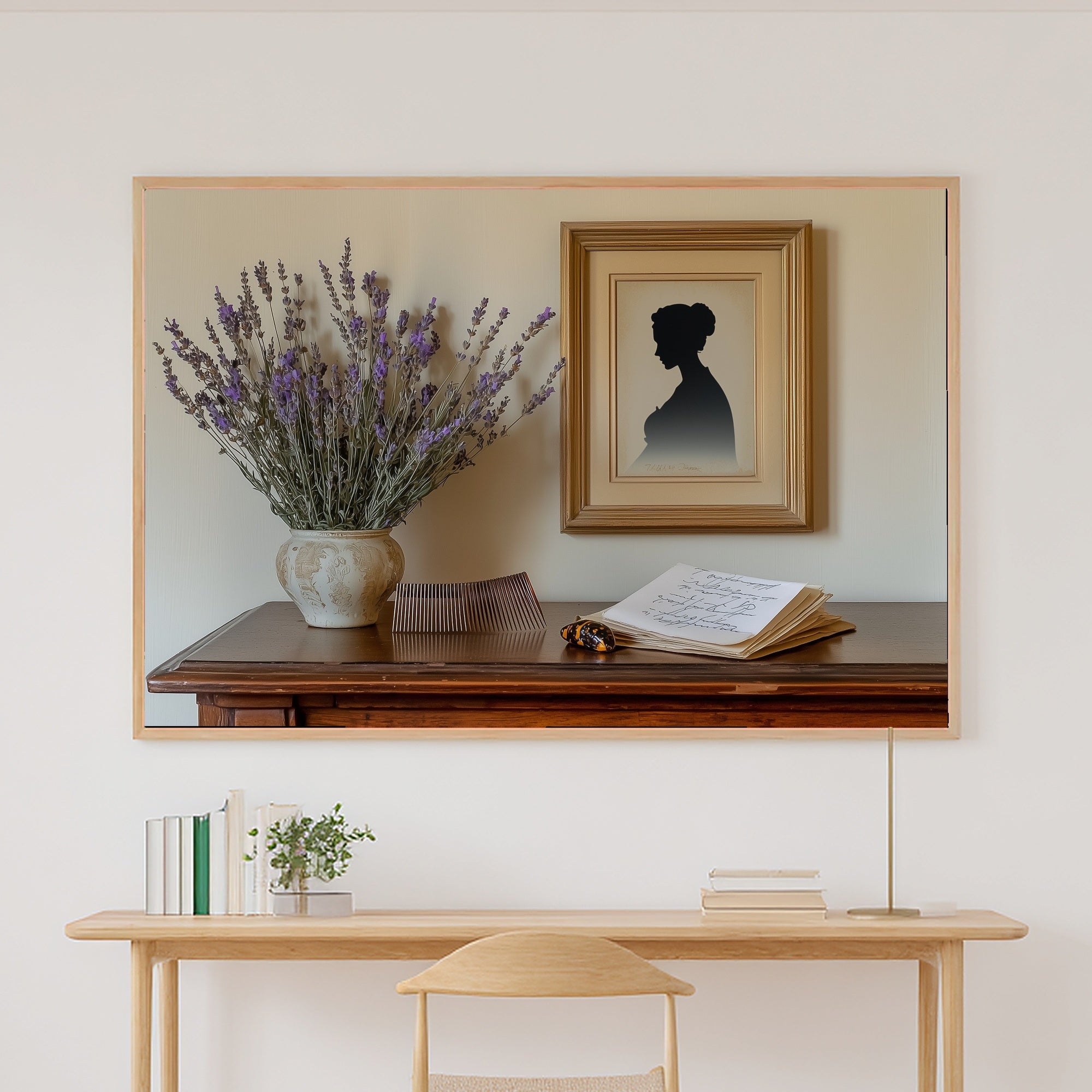 Victorian Silhouette Romantic Study Museum-Quality Canvas, Warm Gallery Wall Art, Soft Dreamy Glow Artwork, Gift Under 100 — victorian-silhouette-romantic-study-canvas-print.jpg