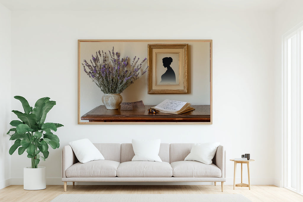 Victorian Silhouette Romantic Study Museum-Quality Canvas, Warm Gallery Wall Art, Soft Dreamy Glow Artwork, Gift Under 100 — victorian-silhouette-romantic-study-living-room-wall-art.jpg
