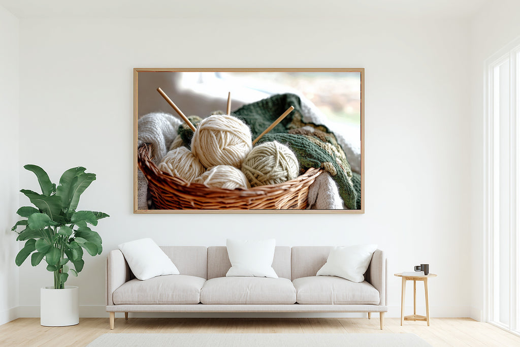 Vintage Knitting Basket Yarn Canvas Wall Art, Warm Gallery Wall Art Print, Living Room Inspiration, Gift for Creatives — vintage-knitting-basket-yarn-living-room-wall-art.jpg