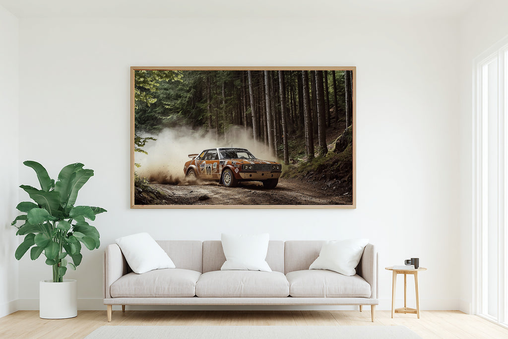 Dreamy Timeless Vintage Rally Car Painterly Canvas Wall Art — Quiet Print for the Living Room, A Gift the Art Lover in Your Life Will Adore — vintage-rally-car-painterly-living-room-wall-art.jpg