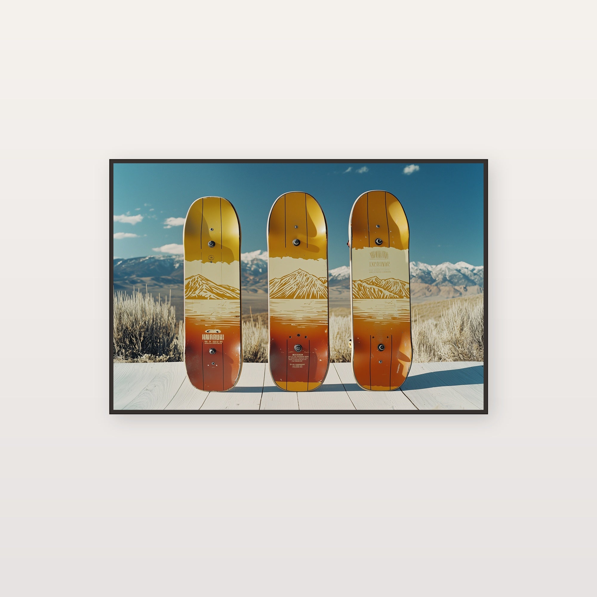 Vintage Skate Deck Canvas Wall Art | Trio 70s Print, Skateboard Decor, Stretched Canvas — vintage-skate-deck-trio-canvas-print.jpg