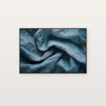Washed Linen Canvas Wall Art | Patina Blue Texture Print, Quiet Luxury Decor, Stretched Canvas — washed-linen-texture-canvas-print.jpg