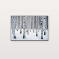 Winter Birch Forest Canvas Wall Art | Snow Scene Print, Scandinavian Decor, Seasonal Art, Stretched Canvas — winter-birch-forest-canvas-print.jpg