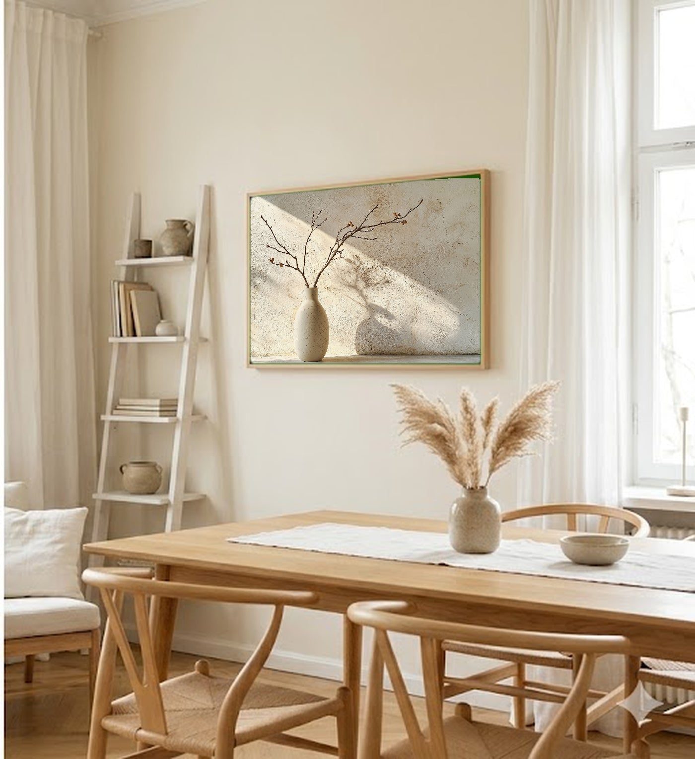 Woodland Fox Canvas Wall Art | Nursery Storybook Print, Kids Room Decor, Stretched Canvas — woodland-nursery-fox-dining-room-wall-art.jpg