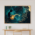 A Dreamy Zodiac Aquarius Celestial Cosmic Midnight Print — Stunning Wall Art for the Bedroom, Giclée on Canvas — zodiac-aquarius-celestial-canvas-print.jpg