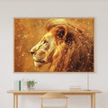 Warm Zodiac Leo Celestial — Cosmic Midnight Wall Art, Warm Bedroom Decor, Stretched Canvas, Ready to Hang — zodiac-leo-celestial-canvas-print.jpg